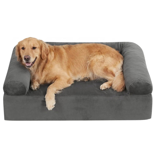 Cooling Gel Memory Foam Dog Bed for Medium Dogs