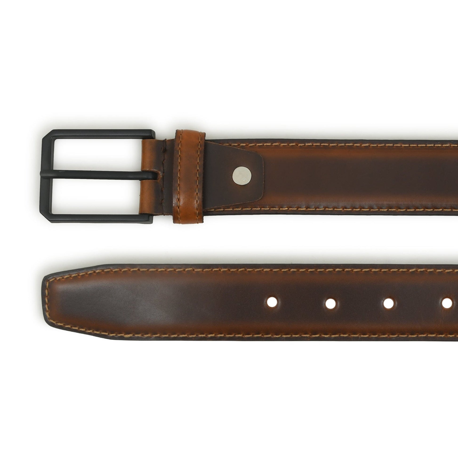 Cooper Caramel Leather Belt - Tampa Home & Garden Store