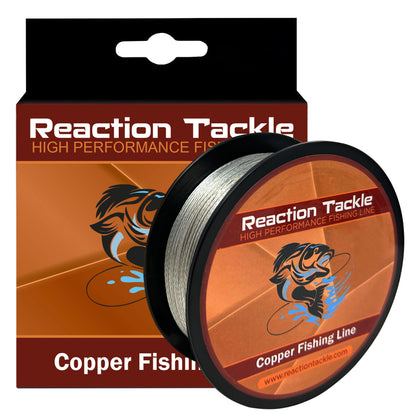 Fil de pêche en cuivre Reaction Tackle - Fil de traîne - Étamé - Neuf