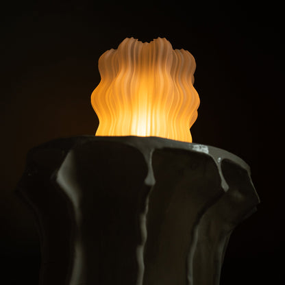 Mini lampe ondulée sans fil