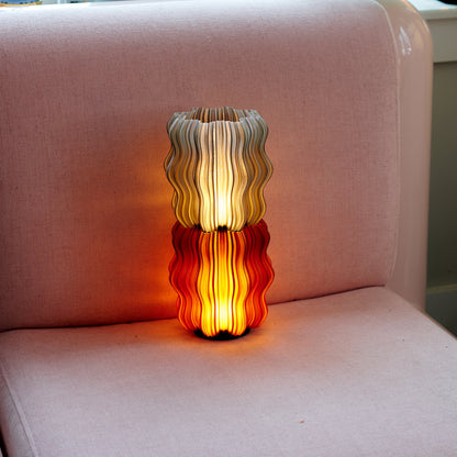 Mini lampe ondulée sans fil