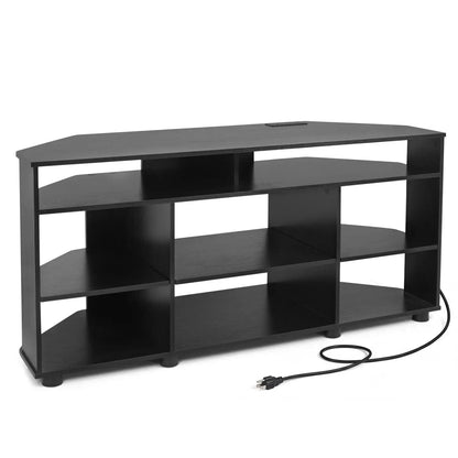 Corner TV Stand for 55 Inch TV With Storage