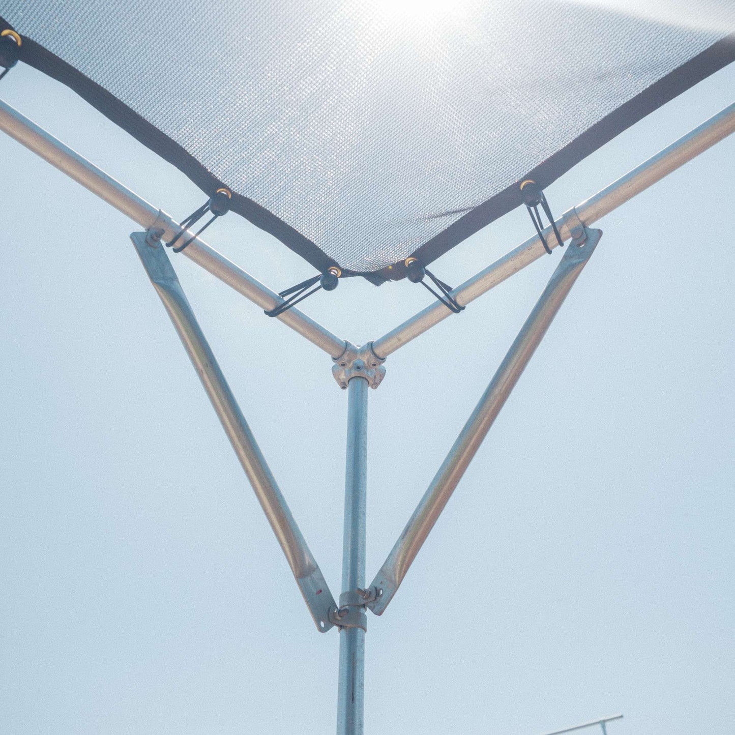 DIY Freestanding Shade Cloth and Steel Frame Kit