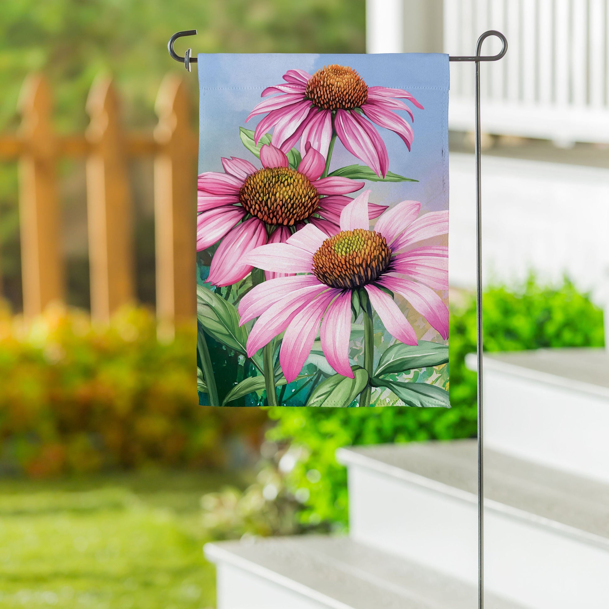Cornflower Trio Suede Garden Flag - Tampa Home & Garden Store