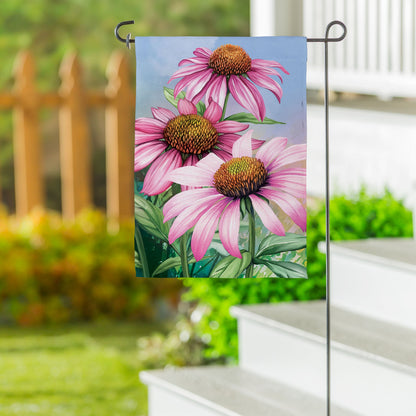 Cornflower Trio Suede Garden Flag - Tampa Home & Garden Store