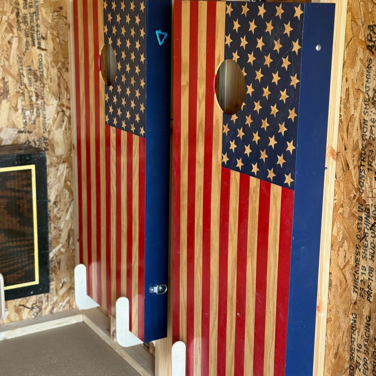 Cornhole Board Storage Rack – Shed Organizer & Tool Rack - Tampa Home & Garden Store