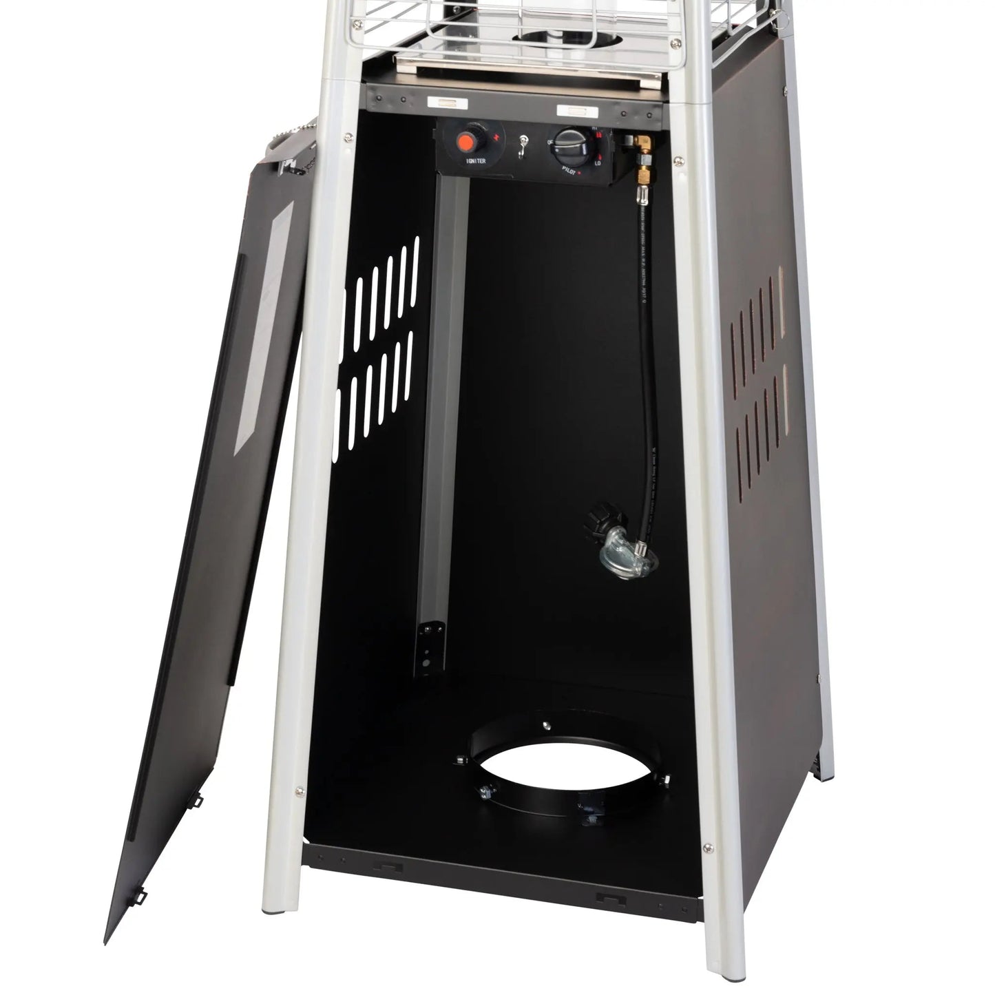 Coronado Brushed Bronze Pyramid Flame Patio Heater gas heater Fire Sense/Balkene Home on Tampa Home & Garden Store