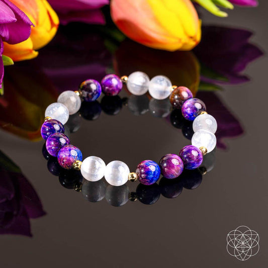 Cosmic Energy Amplifier - Galaxy Tiger’s Eye Bracelet - Tampa Home & Garden Store