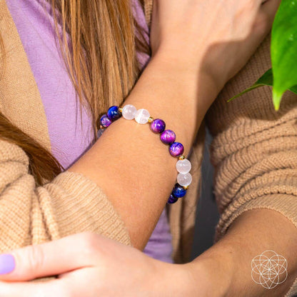 Cosmic Energy Amplifier - Galaxy Tiger’s Eye Bracelet - Tampa Home & Garden Store