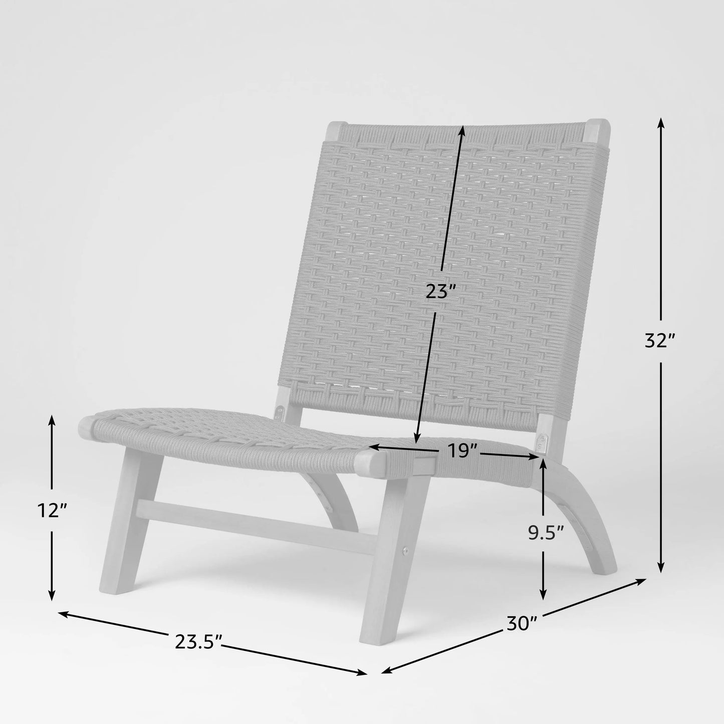 Costa Rica Outdoor Modern Lounge Chair - Tampa Home & Garden Store