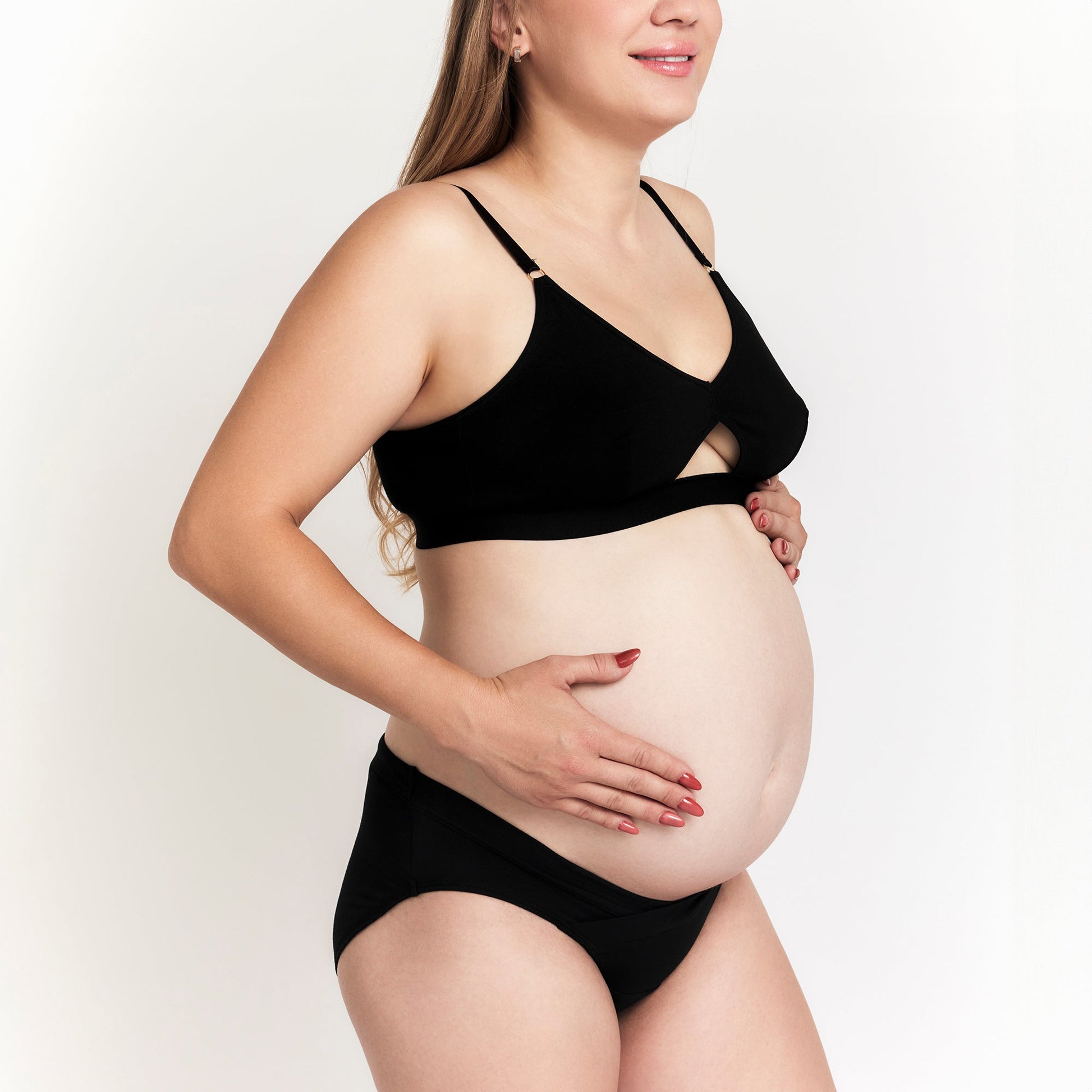 Maternity Brief black organic cotton underwear for pregnant woman on Tampa Home & Garden Store