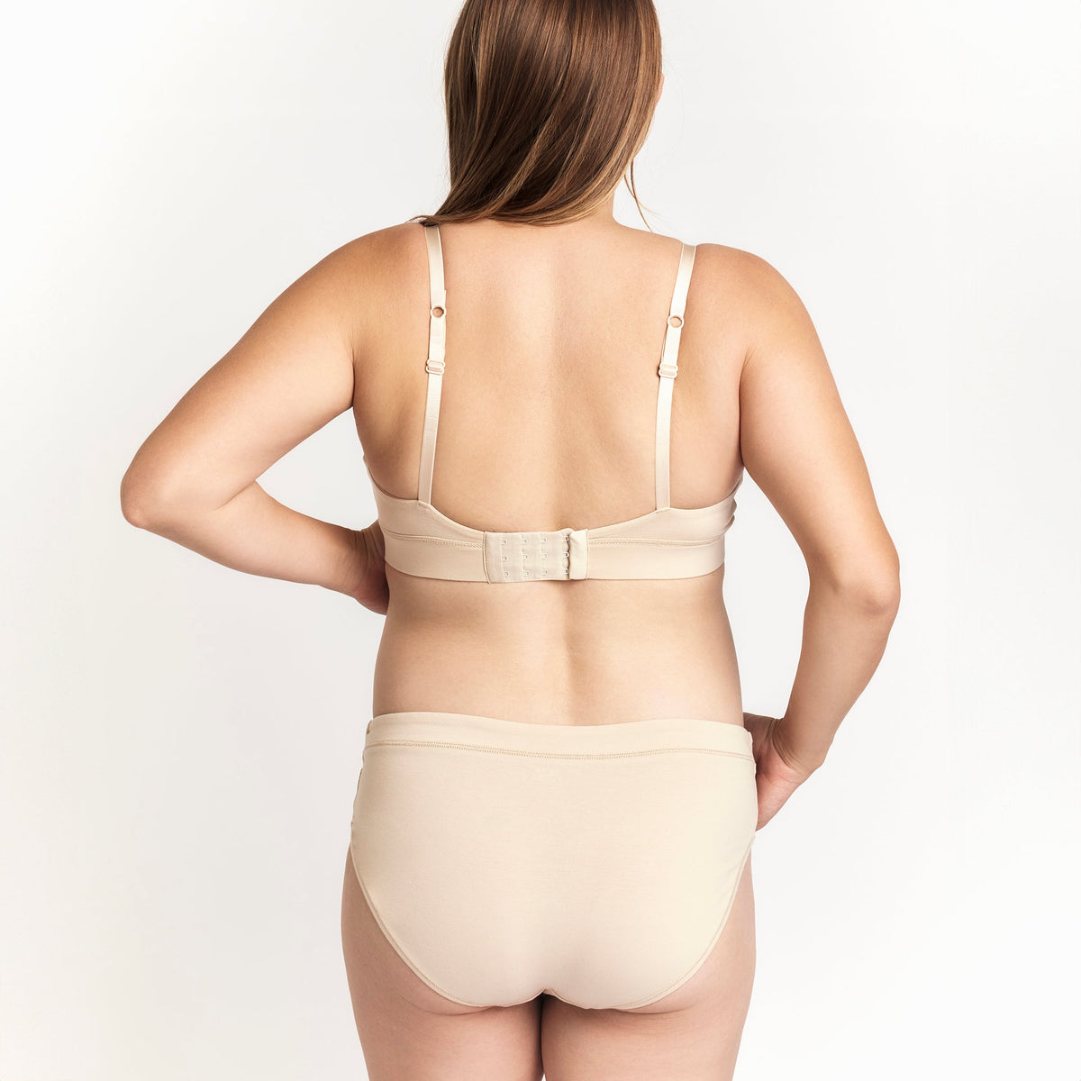 Maternity Brief in organic cotton beige with back-closure and adjustable straps Net Positive on Tampa Home & Garden Store