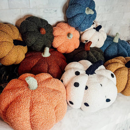 Blair Pumpkin II Plush Pillow for Cozy Decor