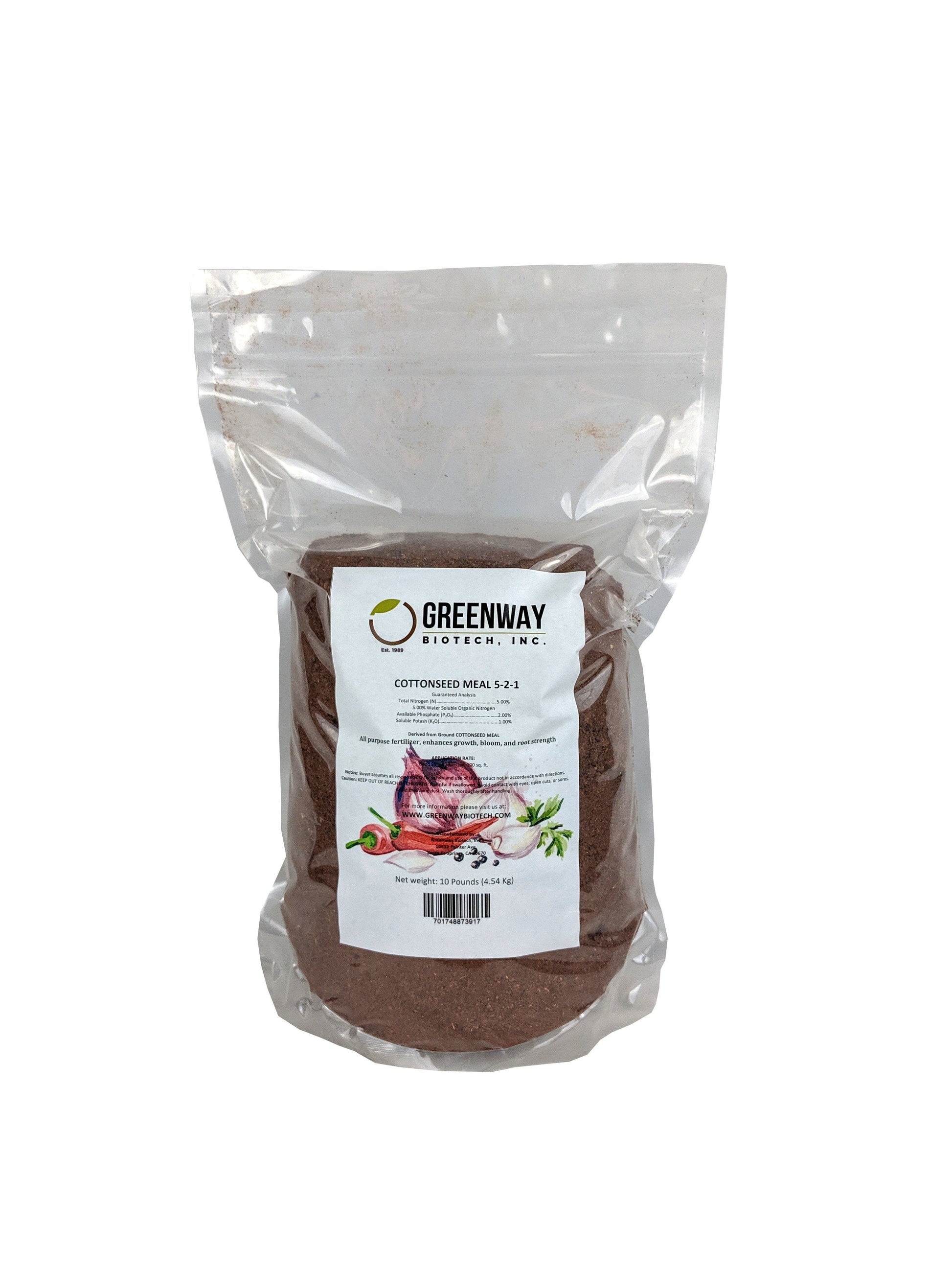 Cottonseed Meal Fertilizer 5-2-1, Cotton Seed Meal - Tampa Home & Garden Store