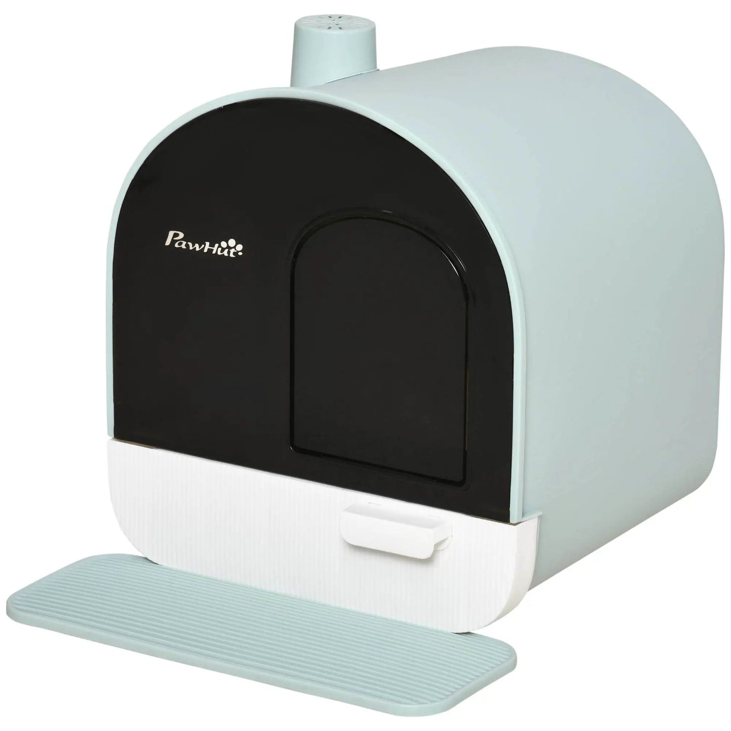 Covered Cat Litter Box with Odor Filter - Complete Privacy Kit with Tray, Scoop & Mat | Green Hooded Litter House - Tampa Home & Garden Store
