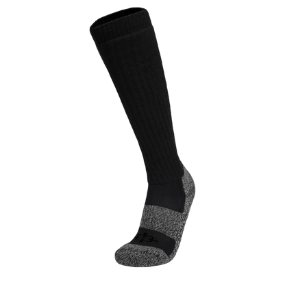 ROCK INFILTRATOR Sock knee-high tactical knee sock in black with gray knit accents on Tampa Home & Garden Store