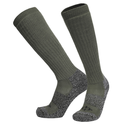 ROCK INFILTRATOR Sock pair olive green knee-high tactical socks Covert Threads on Tampa Home & Garden Store