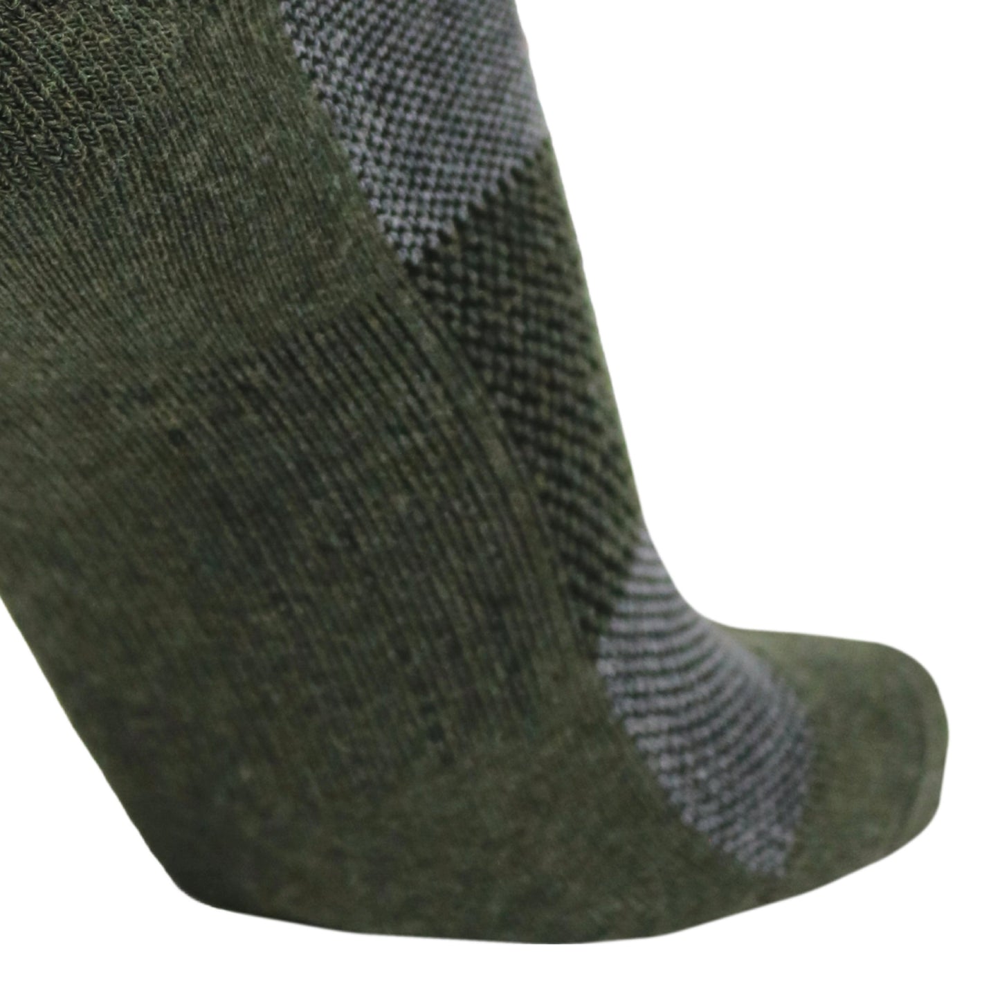 Wool BEAST Lo-Cut military athletic sock in olive green wool blend by Covert Threads on Tampa Home & Garden Store