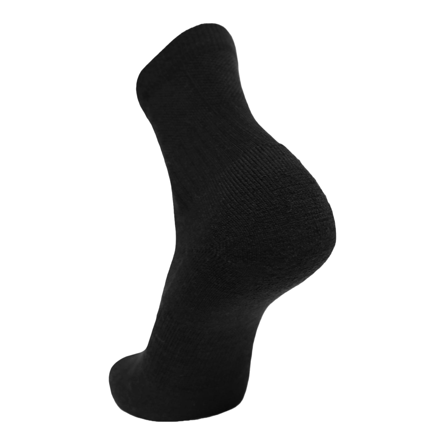 Wool BEAST Mini-Crew Sock, black wool athletic tactical sock by Covert Threads on Tampa Home & Garden Store