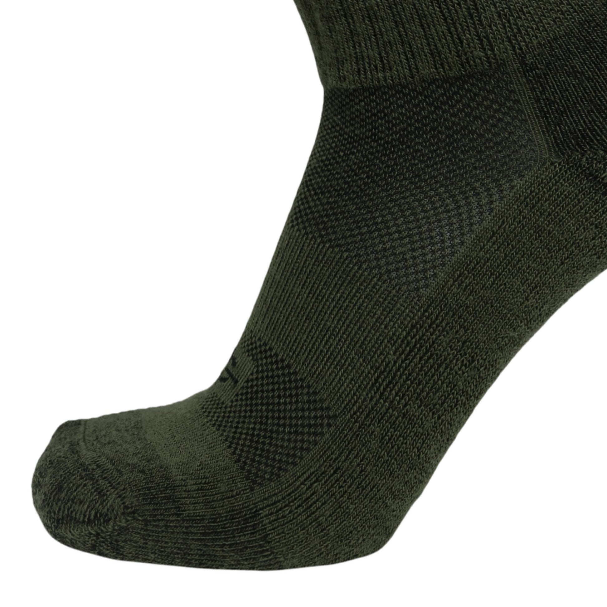 Wool BEAST Crew sock olive green knit, crew-length military crew socks by Covert Threads on Tampa Home & Garden Store