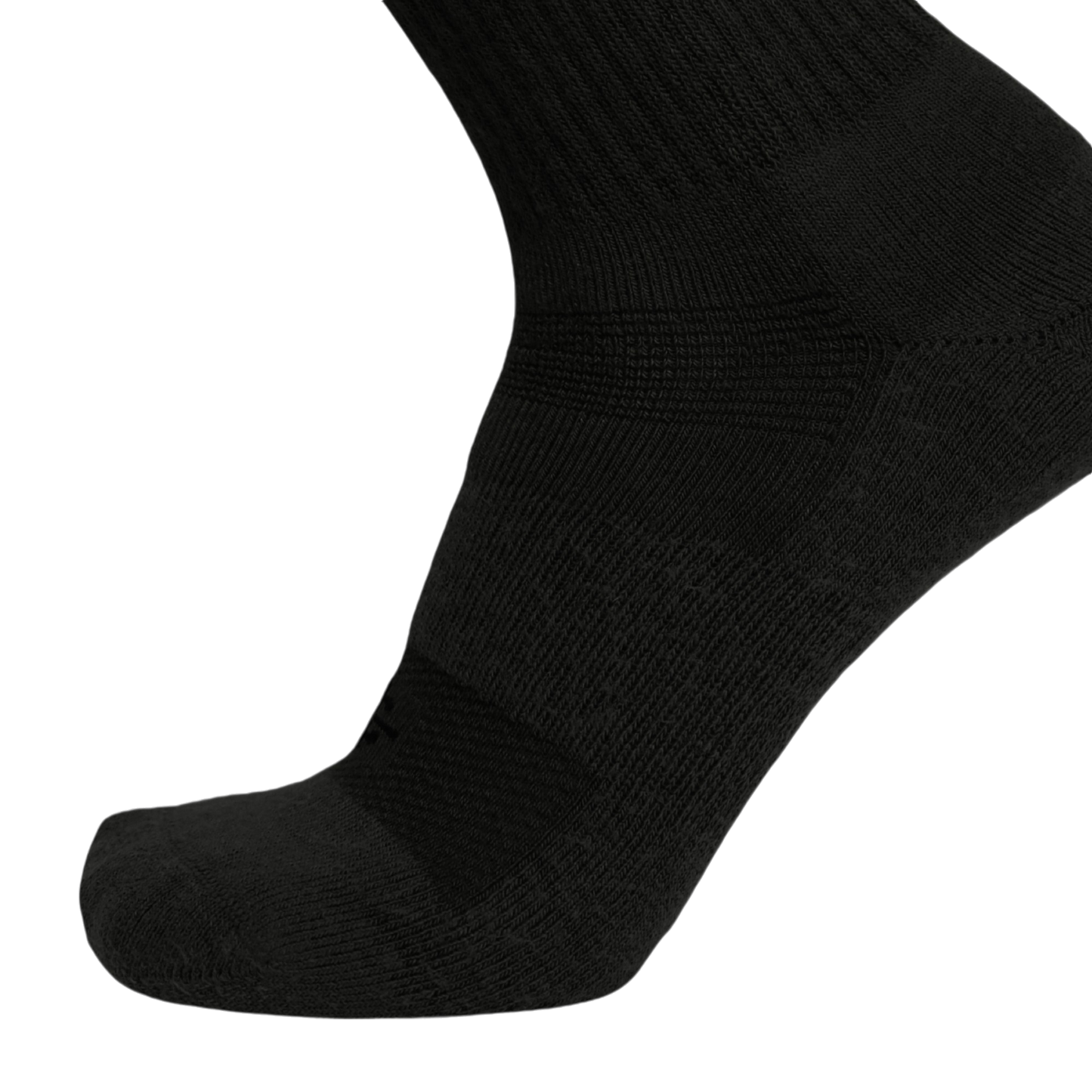 Desert Sock military crew sock in black knit by Covert Threads on Tampa Home & Garden Store