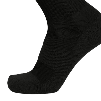 Desert Sock military crew sock in black knit by Covert Threads on Tampa Home & Garden Store