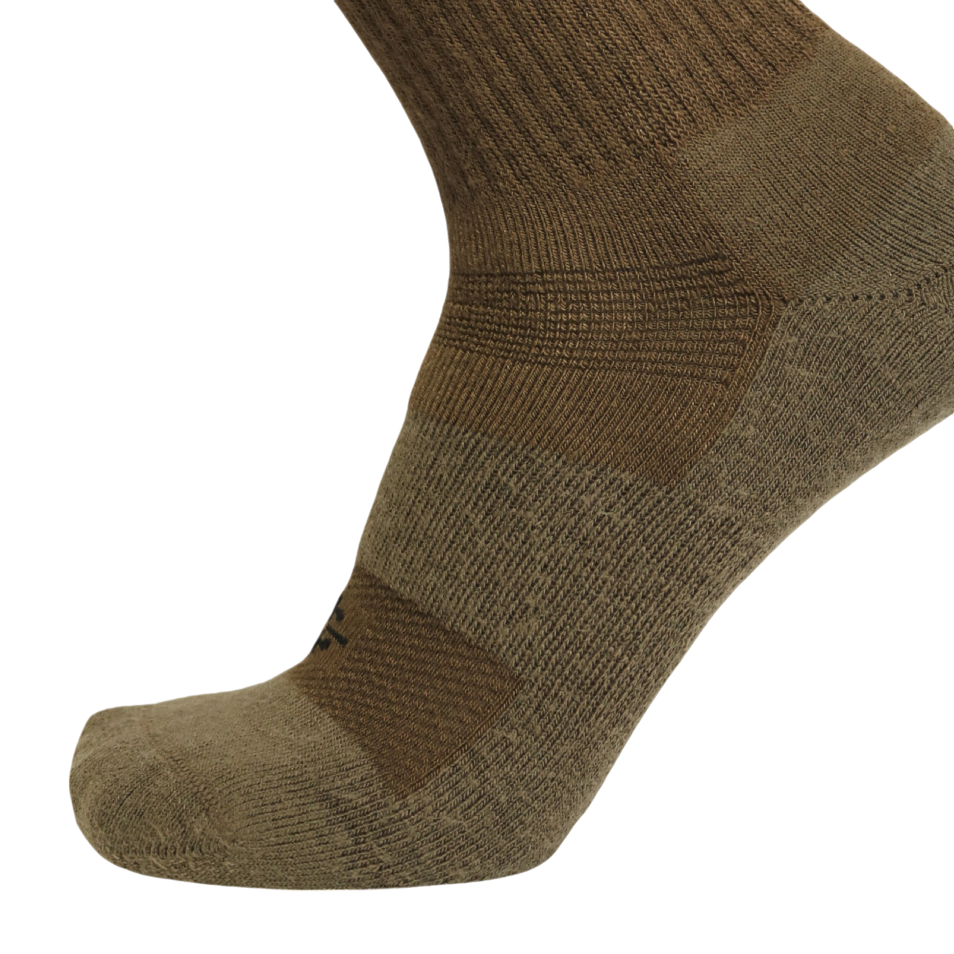Desert Sock crew-style military sock in desert tan by Covert Threads on Tampa Home & Garden Store