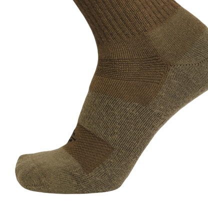 Desert Sock crew-style military sock in desert tan by Covert Threads on Tampa Home & Garden Store