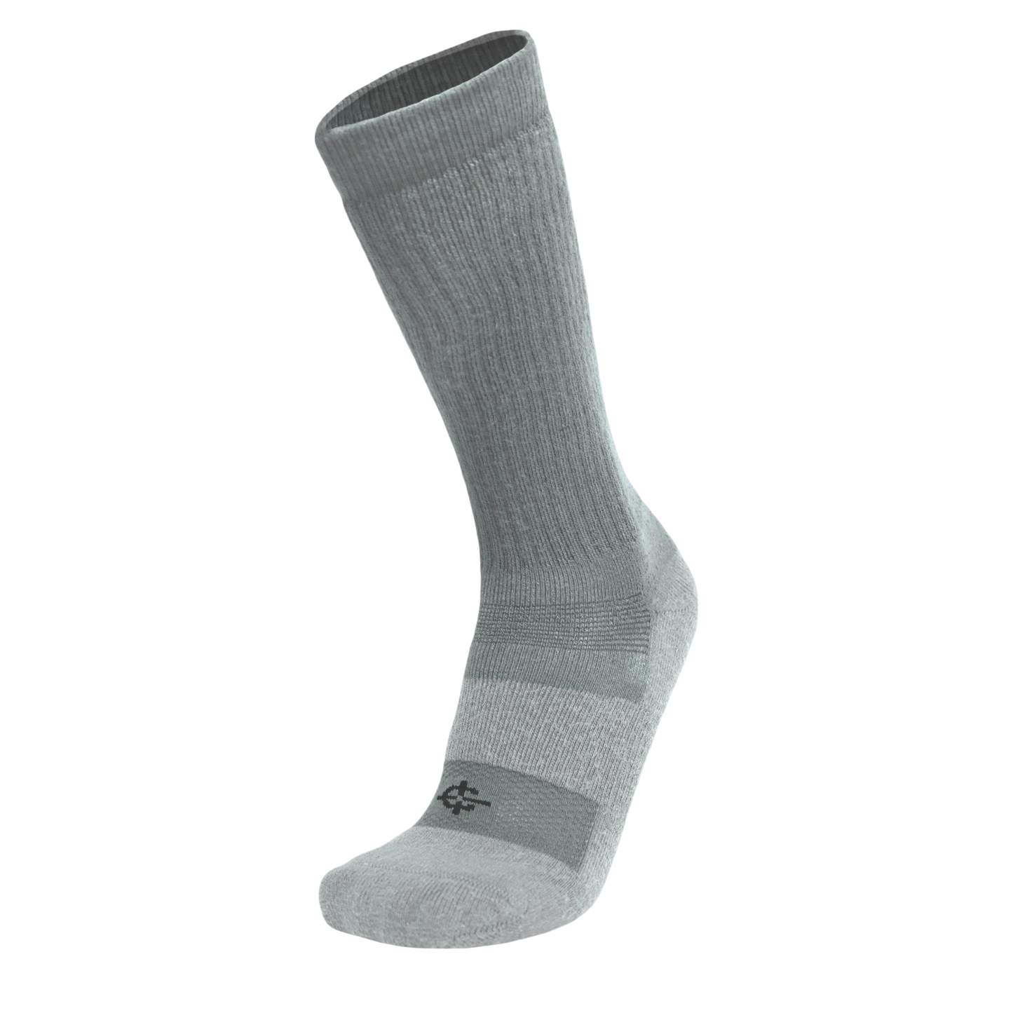Desert Sock military crew sock in gray by Covert Threads for hot weather on Tampa Home & Garden Store