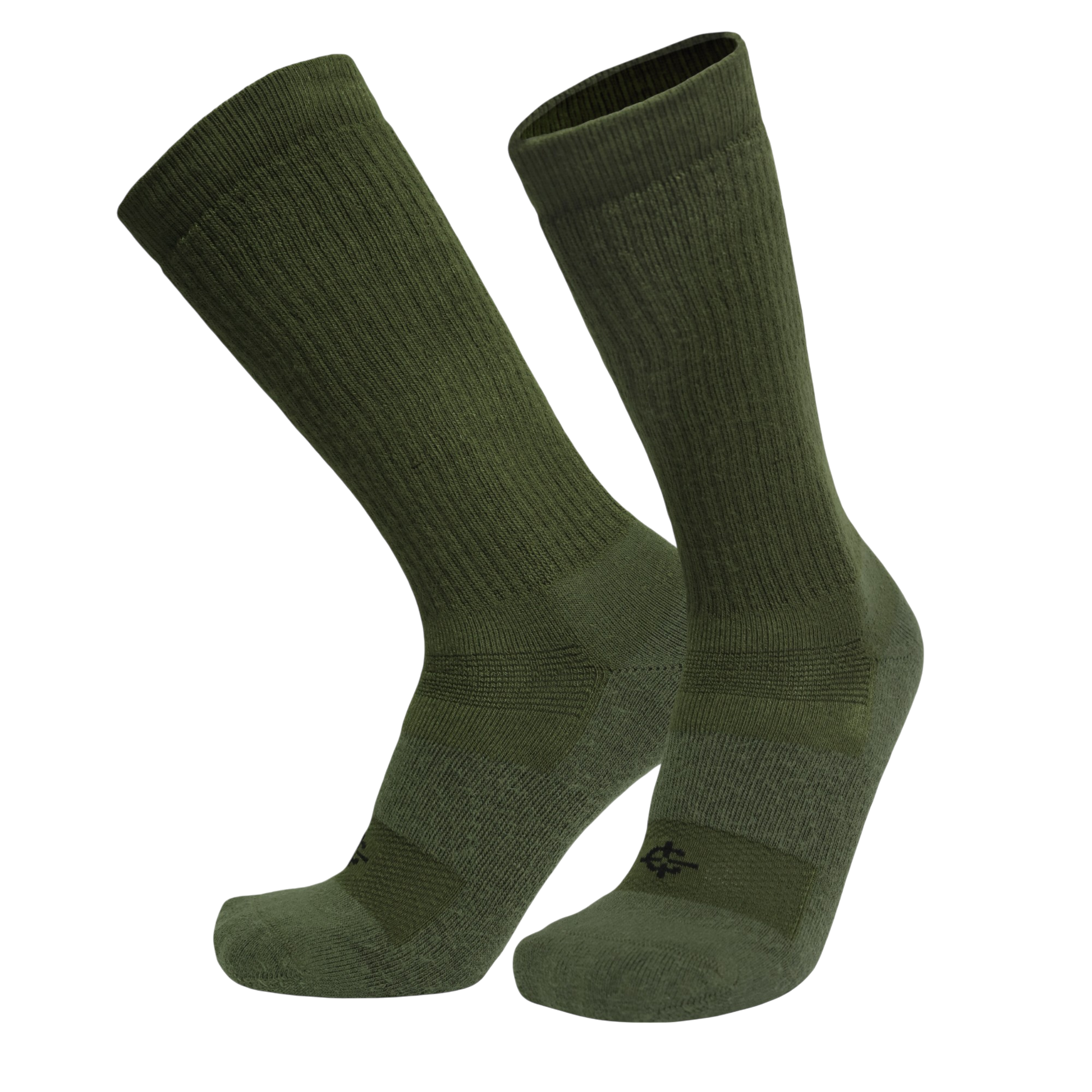 Desert Sock military crew socks olive green two-pack for hot weather on Tampa Home & Garden Store