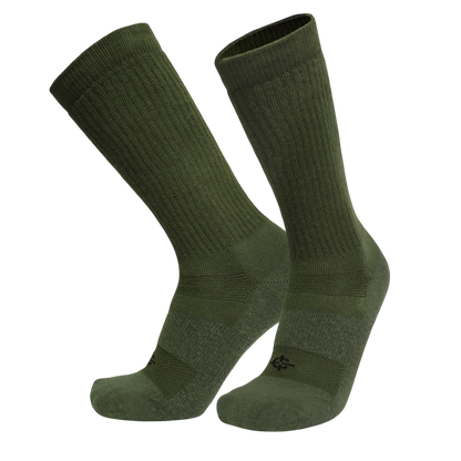 Desert Sock military crew socks olive green two-pack for hot weather on Tampa Home & Garden Store