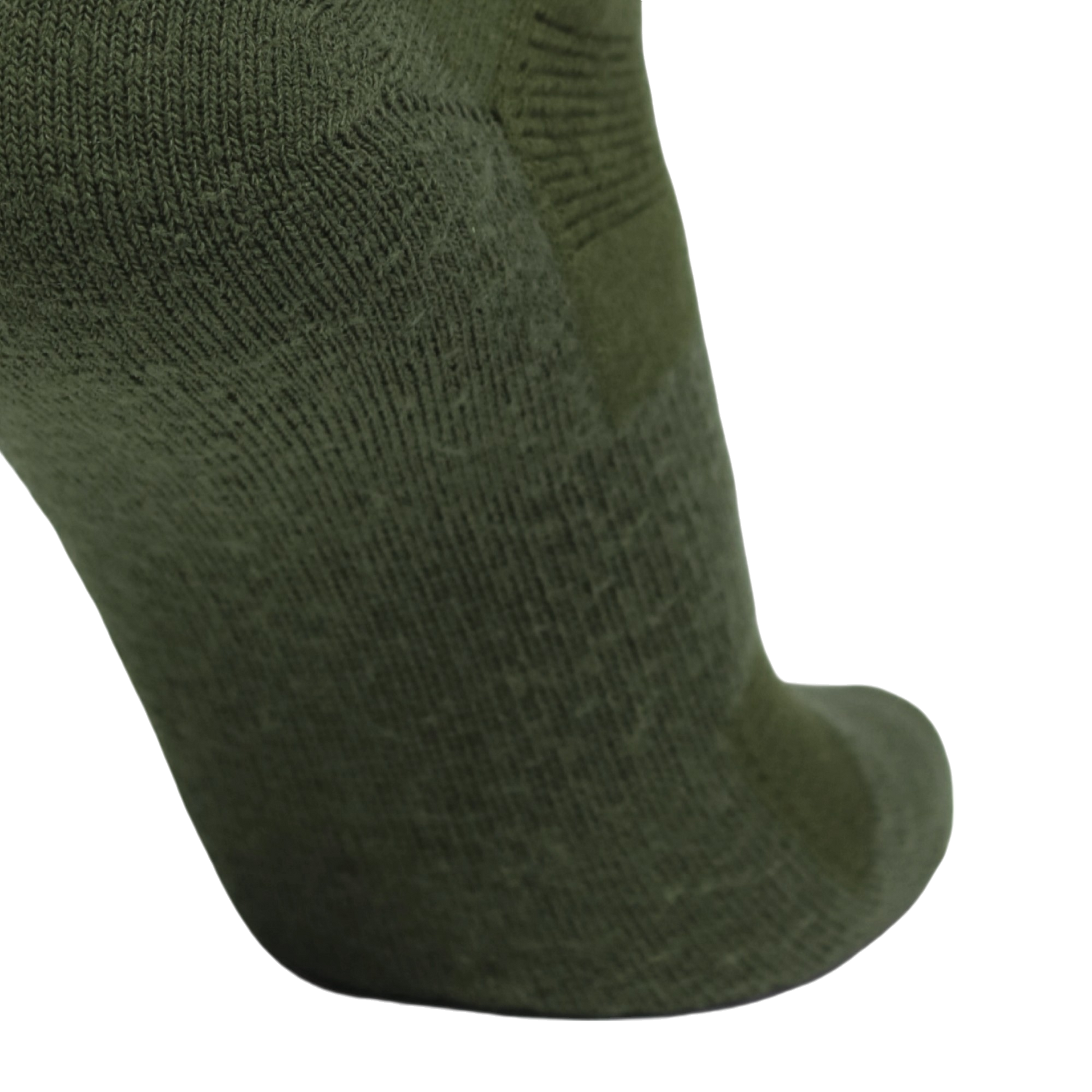 Desert Sock military crew sock olive green knit by Covert Threads for hot weather on Tampa Home & Garden Store
