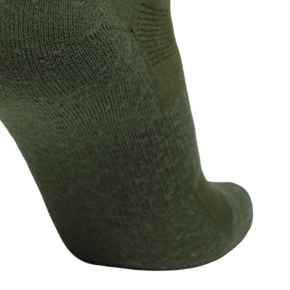 Desert Sock military crew sock olive green knit by Covert Threads for hot weather on Tampa Home & Garden Store