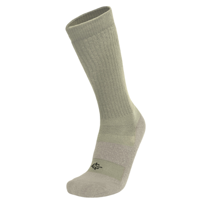 Desert Sock military crew sock in sand beige by Covert Threads for hot weather on Tampa Home & Garden Store