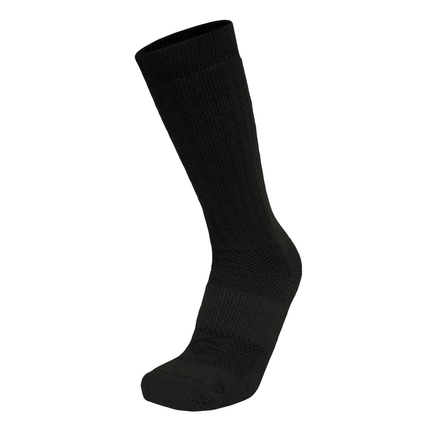 ICE Sock military knee sock by Covert Threads, black ribbed knit cuff on Tampa Home & Garden Store