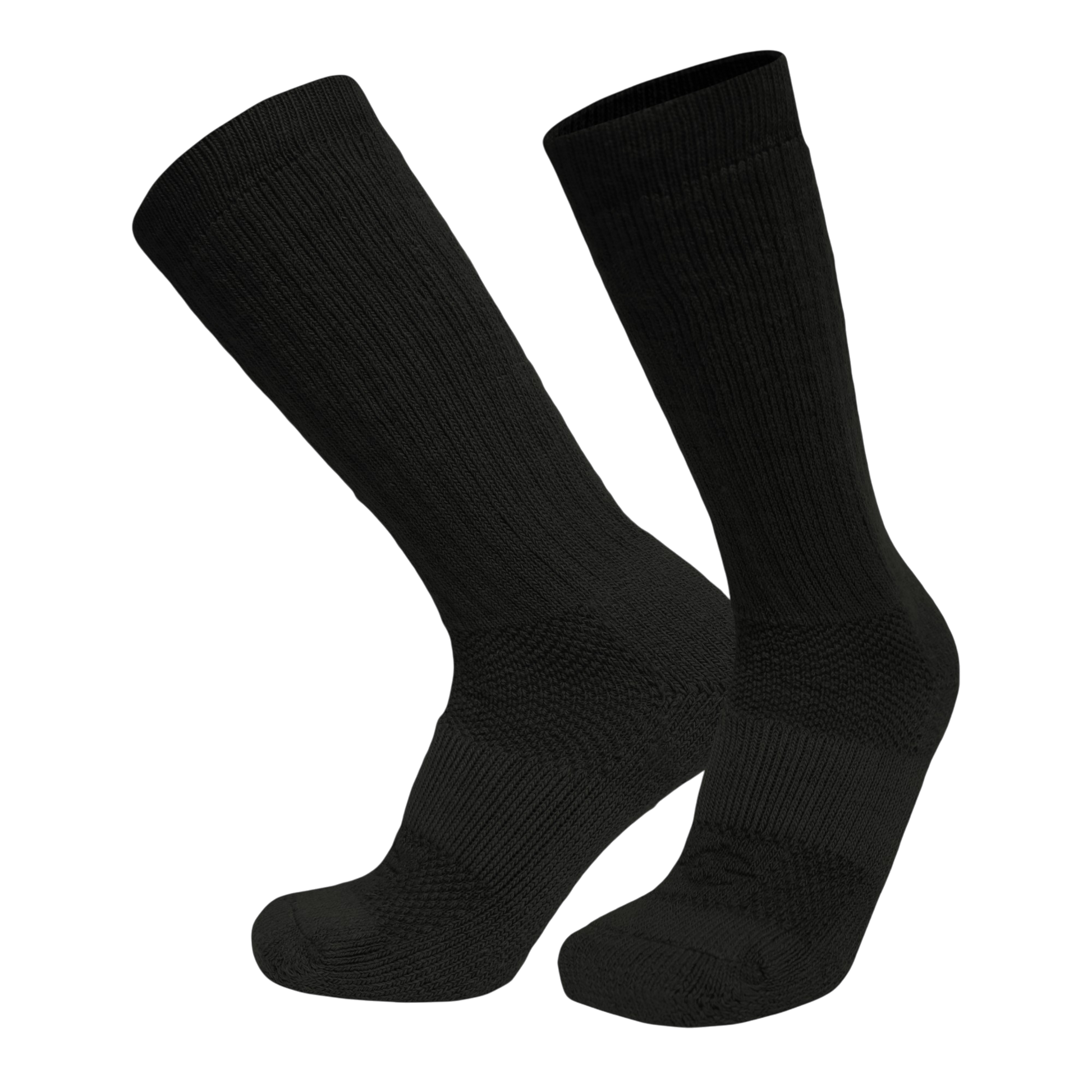 ICE Sock knee socks, black, Covert Threads brand, military/tactical knee socks, 2-pack on Tampa Home & Garden Store