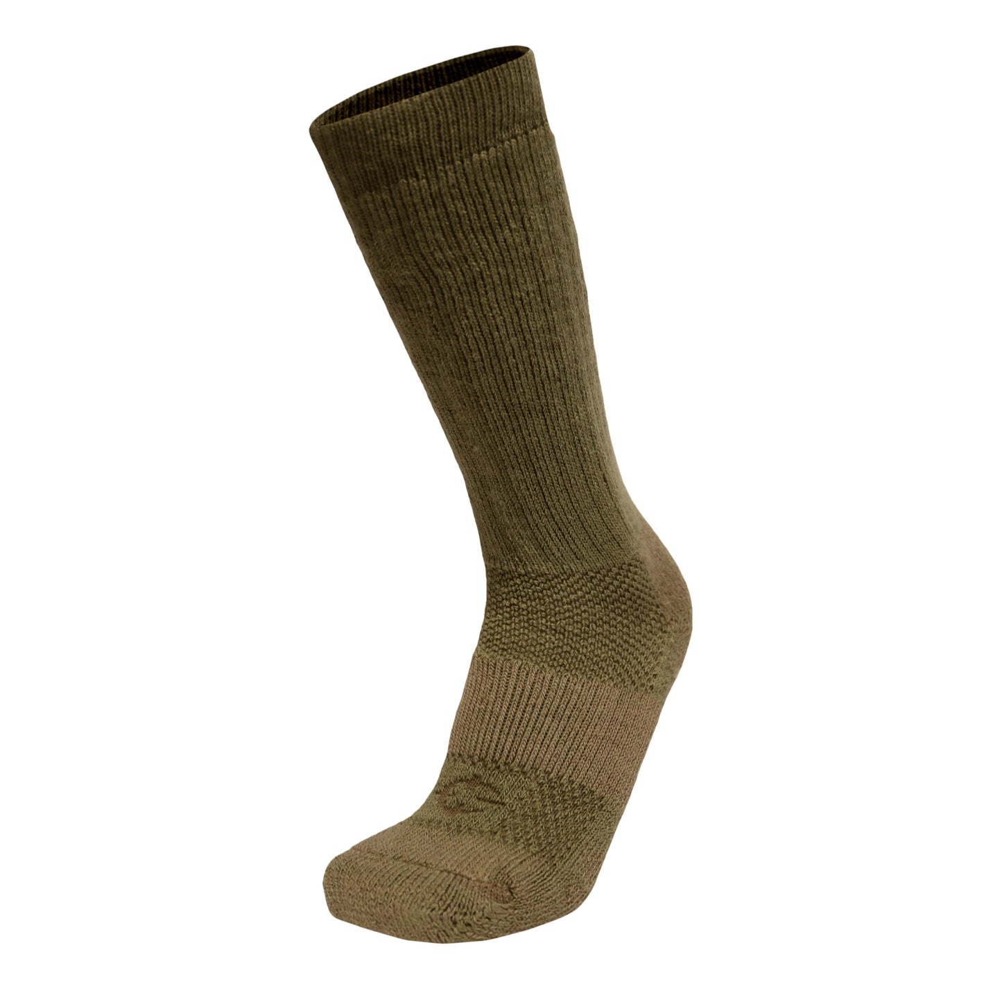 ICE Sock knee-high olive brown military sock Covert Threads on Tampa Home & Garden Store