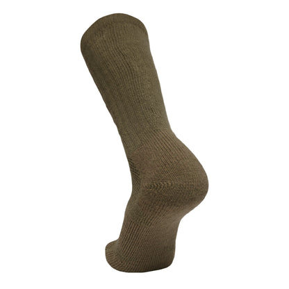 ICE Sock knee-high tactical sock in olive-brown knit for military use on Tampa Home & Garden Store