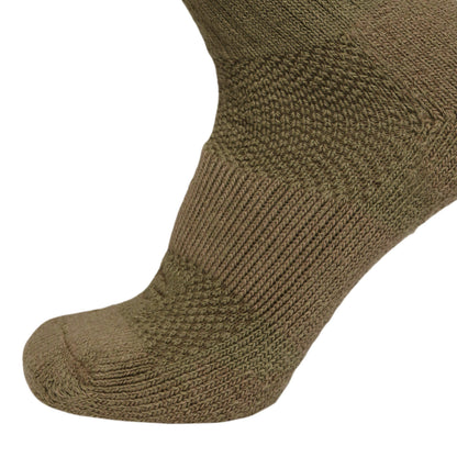 ICE Sock knee-high military knee sock in tan knit fabric with ribbed texture on Tampa Home & Garden Store