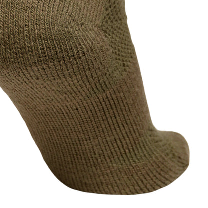 ICE Sock knee-high military sock by Covert Threads in brown knit fabric on Tampa Home & Garden Store