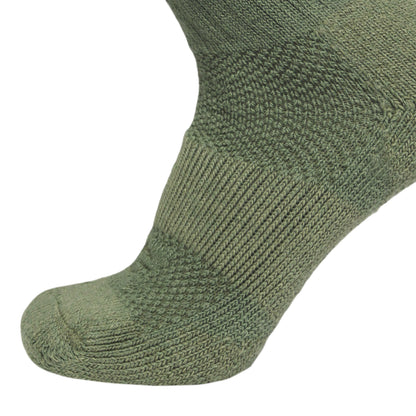 ICE Sock military knee socks in olive green knitted fabric on Tampa Home & Garden Store