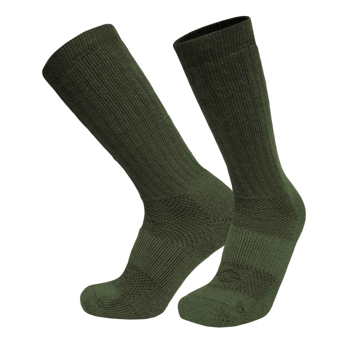 ICE Sock knee-high tactical socks olive green ribbed knit on Tampa Home & Garden Store