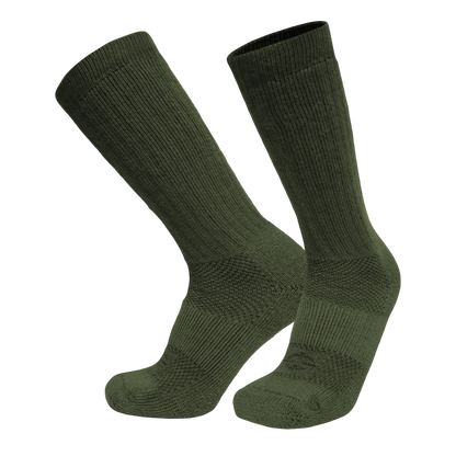 ICE Sock knee-high tactical socks olive green ribbed knit on Tampa Home & Garden Store