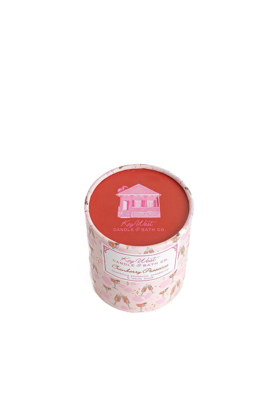 Copa de Prosecco de arándanos