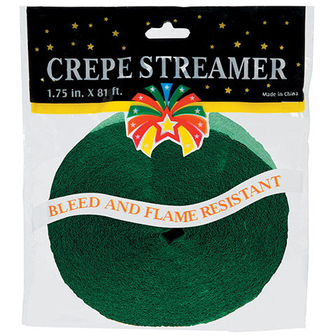 Crepe Paper Streamer - 81 feet - White - Tampa Home & Garden Store