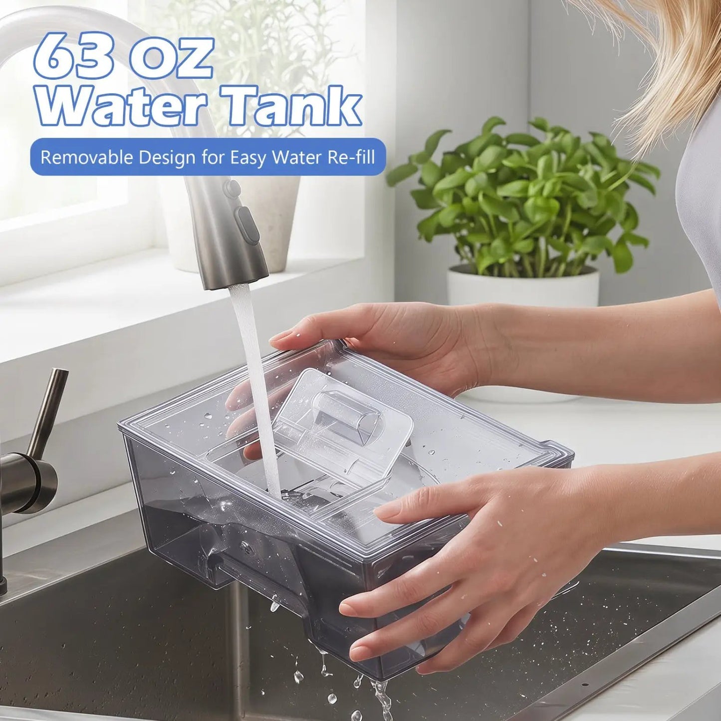 Countertop Ice Maker 26 Lbs and Adjust Thickness