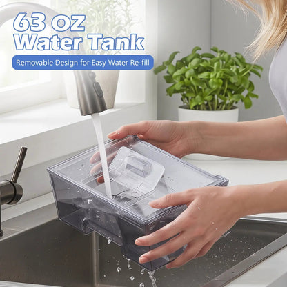 Countertop Ice Maker 26 Lbs and Adjust Thickness