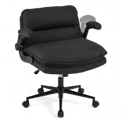 Criss Cross Chair on Wheels with Flip Up Arms