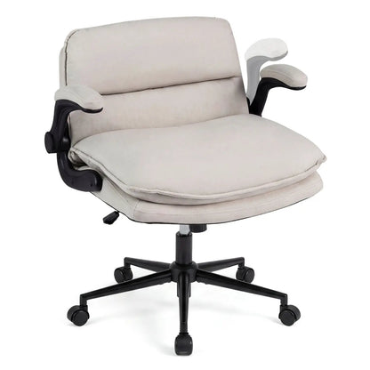 Criss Cross Chair on Wheels with Flip Up Arms