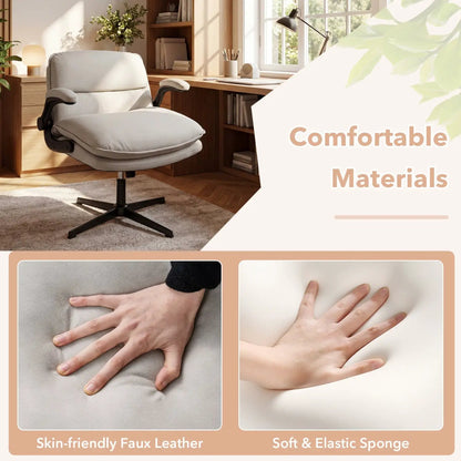Criss Cross Chair With Flip Up Arms Ergonomic